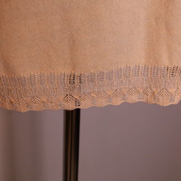 Escada Cashmere Crochet Top Sz S - Picture 5 of 6